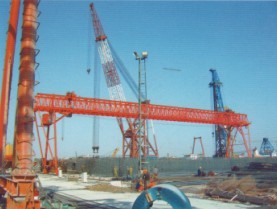 電動(dòng)葫蘆單梁門式起重機(jī)（花架型）